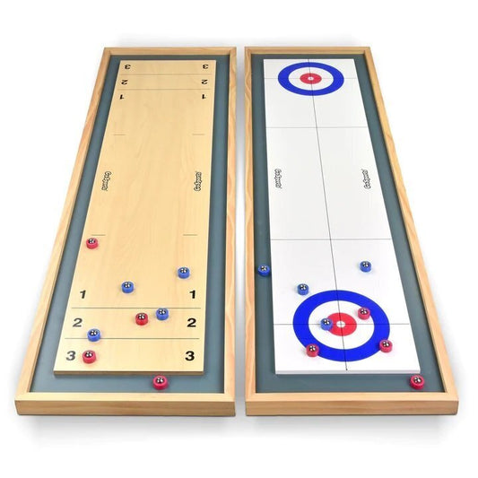 Shuffle Board & Curling 2-in-1 Board Game